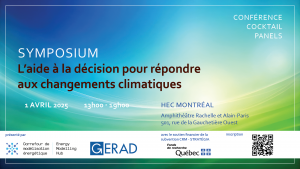 L'AIDE À LA DÉCISION POUR RÉPONDRE AUX CHANGEMENTS CLIMATIQUES